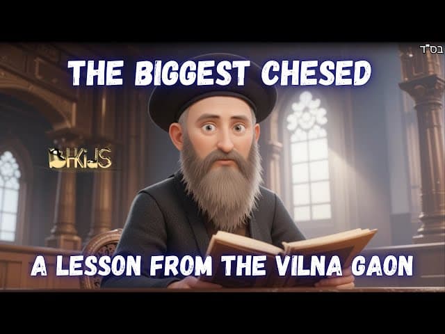 📖👼 Every Second Counts! A Special Lesson from the Vilna Gaon ✨ | TORAH FOR KIDS AI