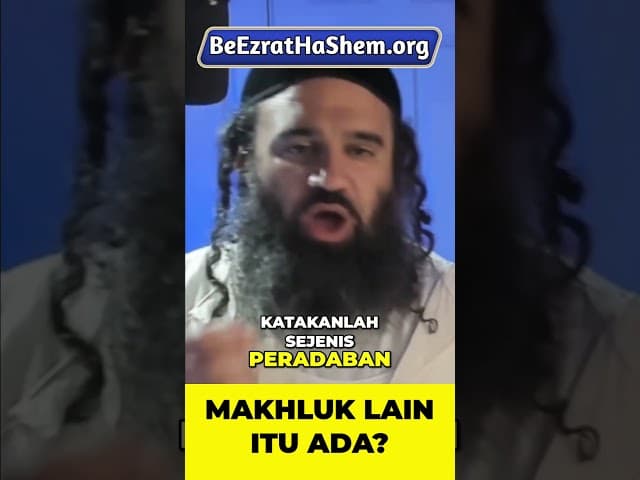 Makhluk Berbeda dari Manusia Itu Ada? #Torah #Yahudi #RabiYaronReuven