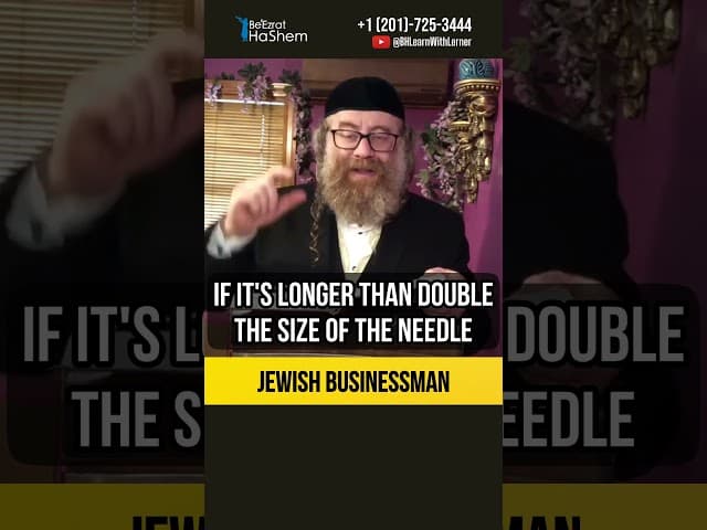 1️⃣ Jewish businessman 🏢 Laws of Stealing #shorts #torah