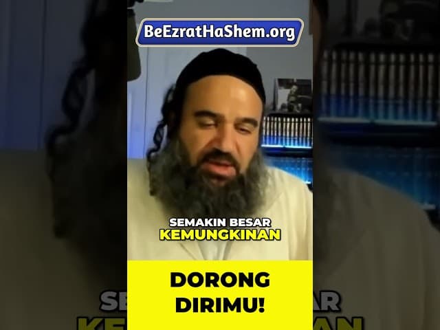 Semakin Dekat dengan Tuhan, Semakin Besar Pertolongan-Nya! #Torah #Yahudi #RabiYaronReuven