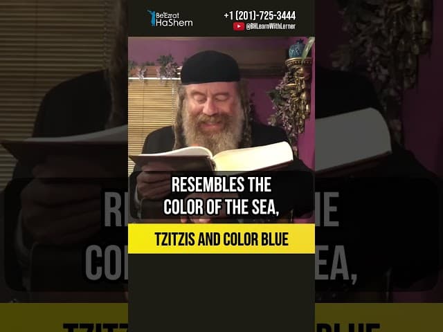 Tzitzis and color blue 🔵 Fear of Heaven #shorts #torah