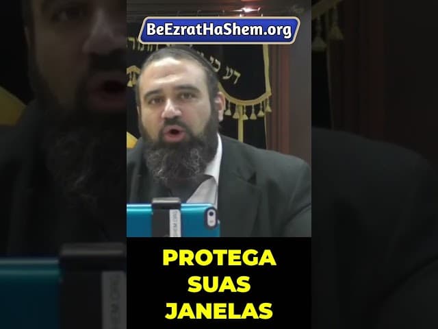 Cuidar dos olhos é cuidar da alma #Torá #Judeu #RabinoYaronReuven
