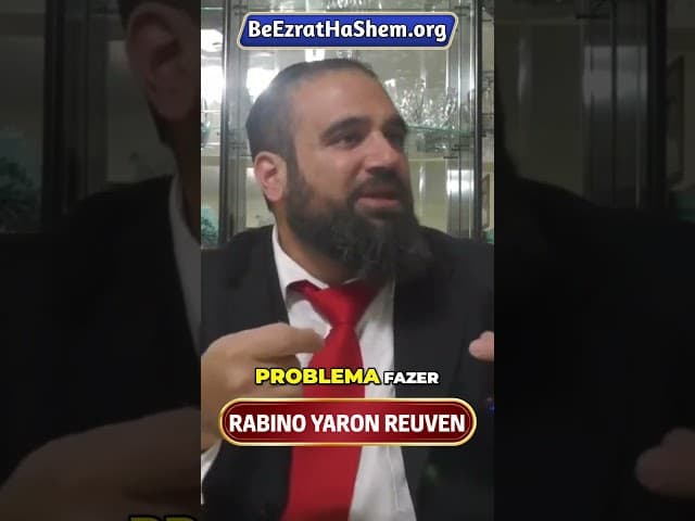 O Perigo de Minimizar os Pecados #Torá #Judeu #RabinoYaronReuven