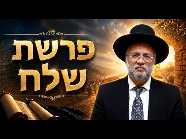 פרשת שלח - הרב יוסף חיים מזרחי