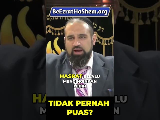 Dikasih 100 Minta 200! Inilah Tanda Anda Diperbudak Uang #Torah #Yahudi #RabiYaronReuven