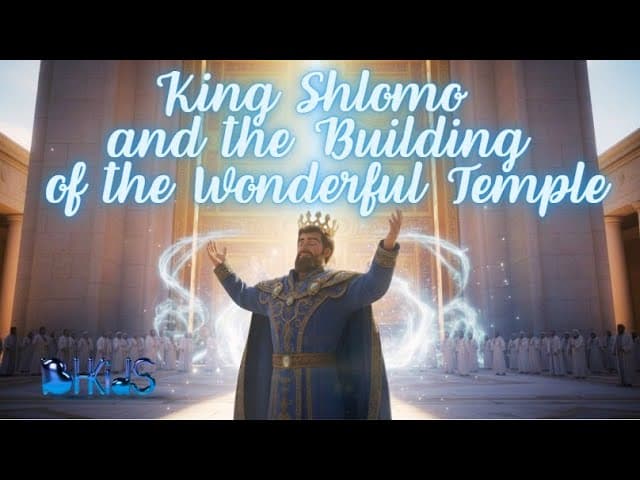 King Shlomo and the Building of the Wonderful Temple 🏰🌟 | TORAH FOR KIDS AI