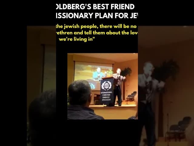 RABBI EFREM GOLDBERG IS BRINGING HIM TO SPEAK TO 1000 JEWISH FAMILIES IN BOCA RATON SYNAGOGUE