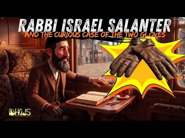The Curious Case of the Two Gloves | Rabbi Israel Salanter | TORAH FOR KIDS AI