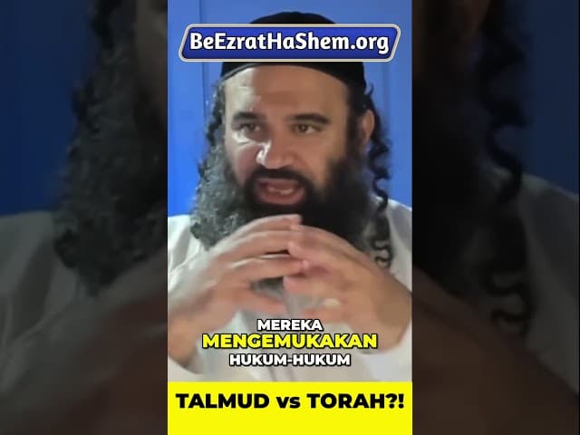 Benarkah Talmud Menggantikan Torah? #Torah #Yahudi #RabiYaronReuven
