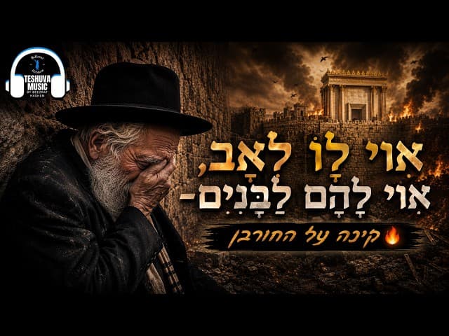 אוֹי לוֹ לָאָב, אוֹי לָהֶם לַבָּנִים- קינה על החורבן🔥| Jewish Music