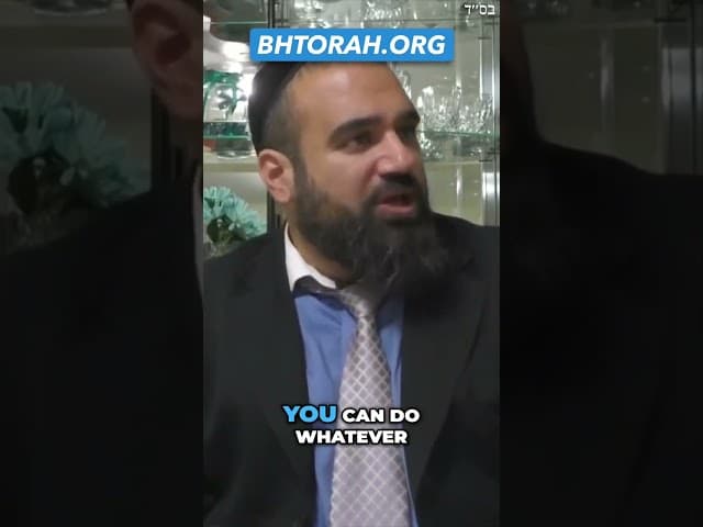 犹太教很灵活，随便做你想做的。