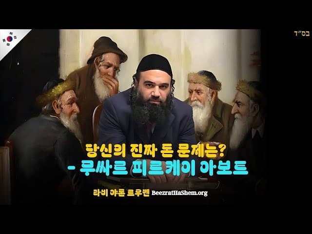 당신의 진짜 돈 문제는? - 무싸르 피르케이 아보트