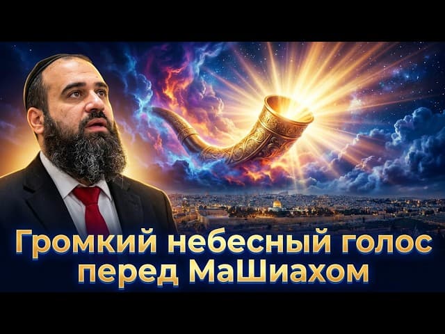 (1) Громкий небесный голос перед МаШиахом - МУССАР Пиркей Авот (143)