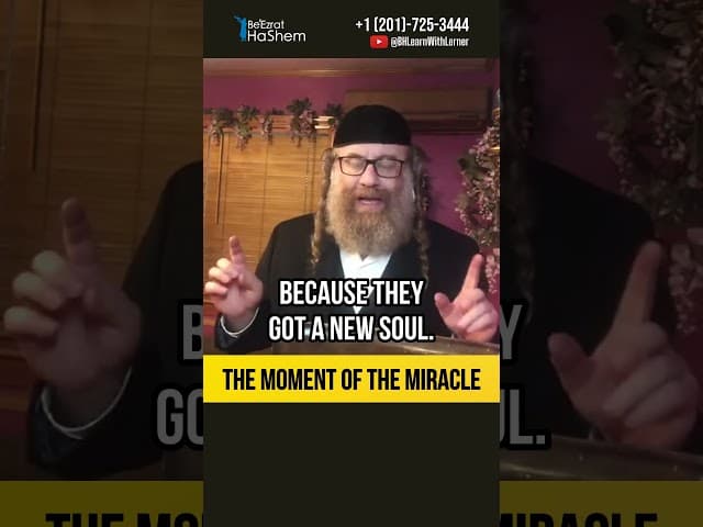 The moment of the miracle 💡 What happens after conversion #shorts #torah