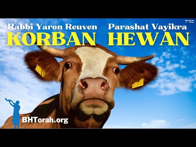 Parashat Vayikra - Pelajaran dari Kurban Hewan