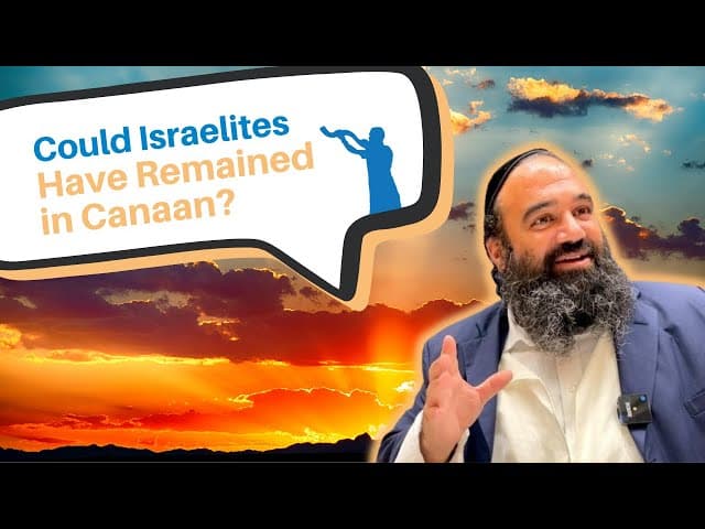 If the Israelites weren't wicked would they remain in the land  of Canaan?