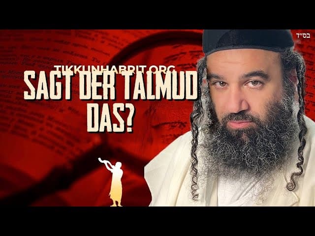 Sagt Der Talmud... Ehrliche Antwort vom Rabbi