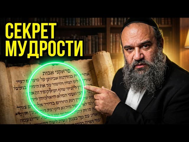 Вечная мудрость Пиркей Авот