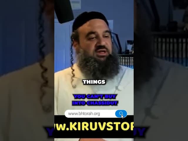 You Can't Buy into Chassidut #Torah #Jewish #RabbiYaronReuven #Judaism #Chassidut