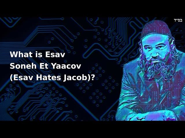 What is Esav Soneh Et Yaacov (Esav Hates Jacob)?