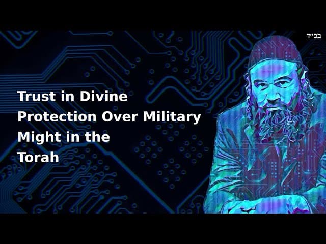 Trust in Divine Protection Over Military Might in the Torah