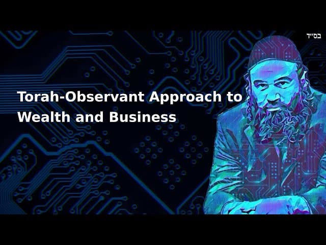 Torah-Observant Approach to Wealth and Business