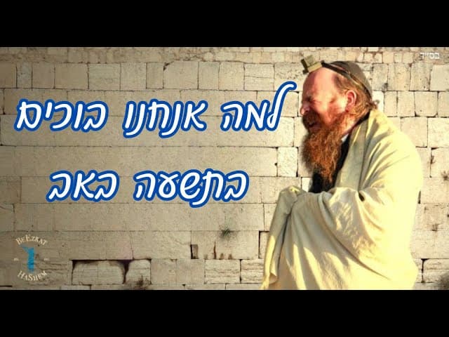 למה אנחנו בוכים בתשעה באב - הרב ירון ראובן