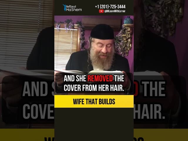 Wife that builds 🫣 Sin that even wicked people are afraid of #shorts #torah