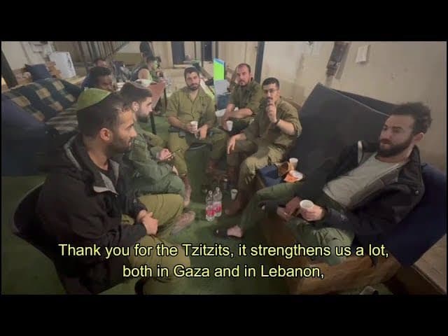 BeEzrat HaShem Inc. unterstützt IDF-Soldaten im Kampf