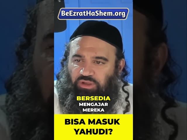 Bisakah Orang Non-Yahudi Masuk Agama Yahudi? #Torah #Yahudi #RabiYaronReuven