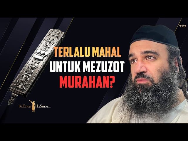 Apakah Anda Membayar Terlalu Mahal Untuk Mezuzot Murah?