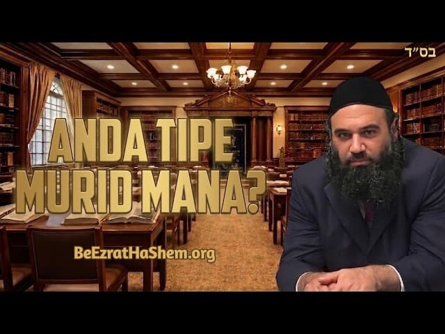 Rabbi Punya Solusi Anda? BAGIAN 1 - MUSSAR Pirkei Avot