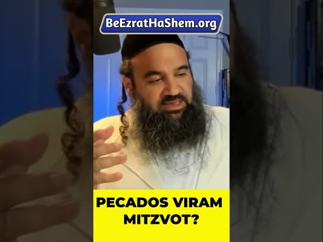 Como os Pecados Podem se Transformar em Mitzvot? #Torá #Judeu #RabinoYaronReuven