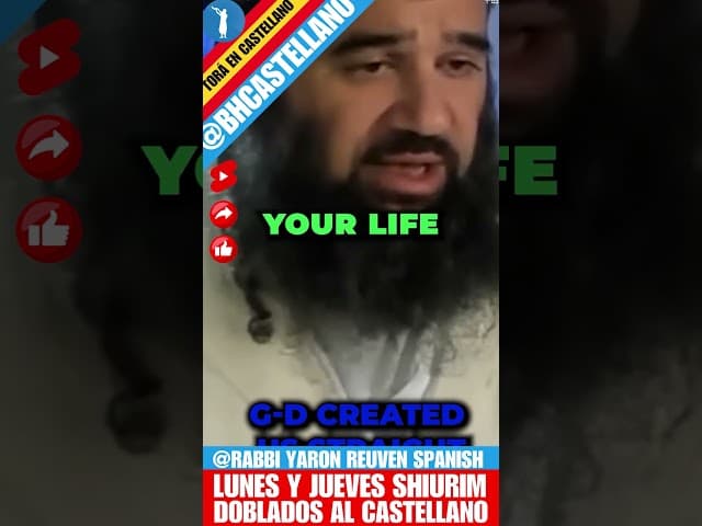 ¿Cómo creó HaShem al hombre? - Un clip doblado al Castellano