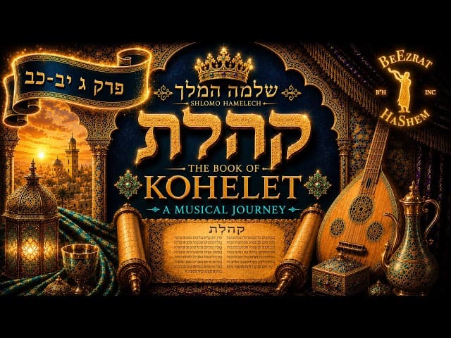 לשמוח בטוב שנתן לנו ה׳- קהלת פרק ג׳: י"ב-כ"ב | Jewish Music
