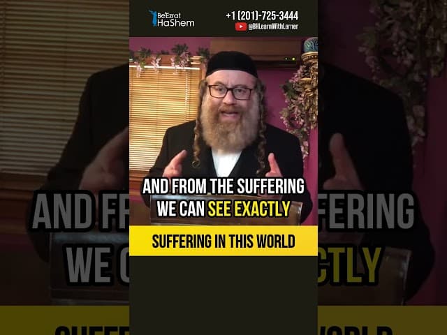 Suffering in this world 💊 Measure for Measure #shorts #torah