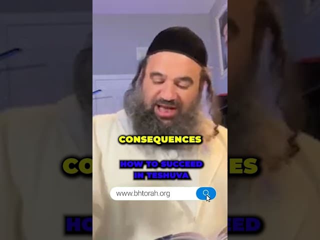How to Succeed in Teshuva #Torah #OrthodoxJudaism #RabbiYaronReuven #Judaism #teshuvá #Success