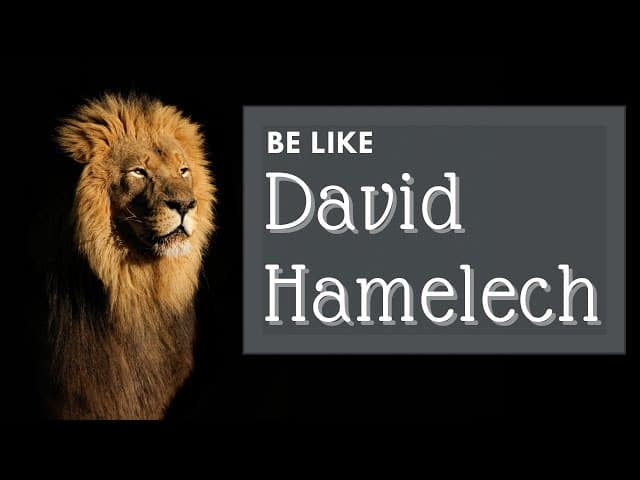 Be Like David HaMelech (Bitachon #20)
