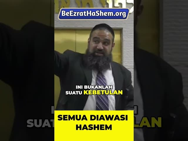 Tidak Ada yang Terjadi Secara Kebetulan #Torah #Yahudi #RabiYaronReuven