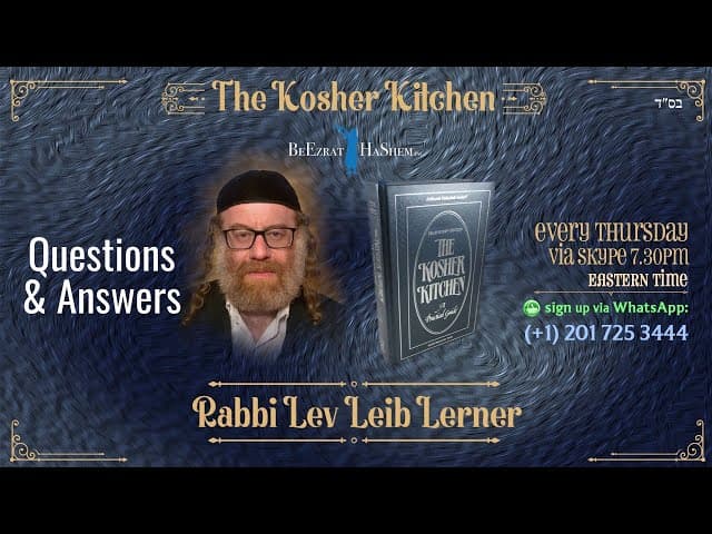 Praying Avinu Malkenu?   (The Kosher Kitchen)