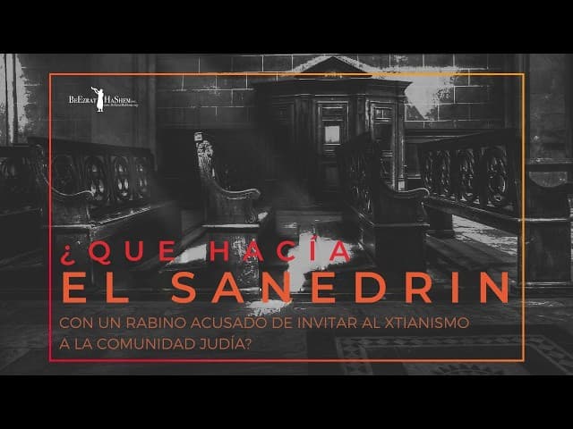 ¿Qué hizo SANHEDRÍN al rabino acusado?