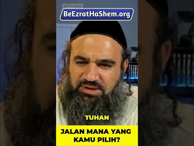 Tuhan Menunjukkan Jalan, Tetapi Kamu yang Memilih #Torah #Yahudi #RabiYaronReuven