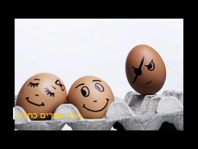 קנאה תאוה וכבוד הרב אפרים כחלון