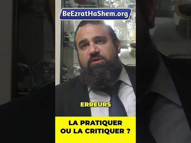 Pourquoi certaines personnes cherchent-elles toujours des erreurs dans la Torah ? #Torah #Juif