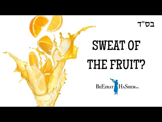 If One Sucks Out the Juice From a Fruit, What Bracha Do They Make?