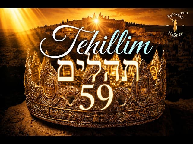 Tehillim 59-  Hashem Is My Stronghold- תהילים נ"ט🛡️✨ | Jewish Music