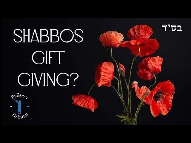 Can One Give His Wife Flowers for the Table as a Gift Before Shabbos?