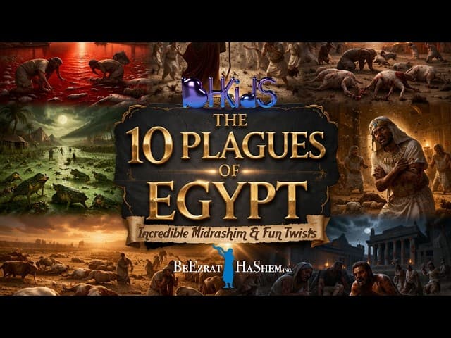 🐸🔥 The Ten Plagues with Incredible Midrashim & Fun Twists! | TORAH FOR KIDS AI