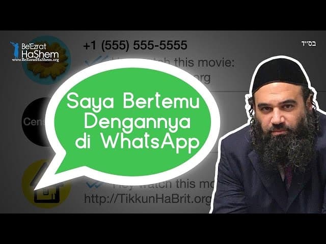 Saya Bertemu Dengannya di WhatsApp