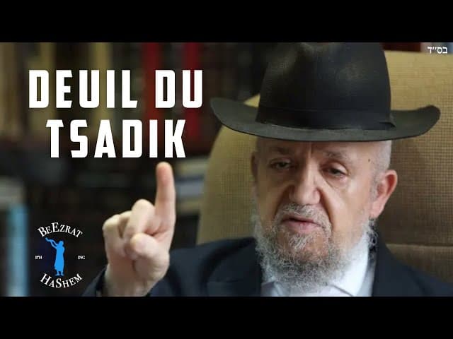 Devoir de pleurer un tzadik comme Rabbi Meir Mazuz